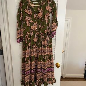 Roberta Rollar Rabit Midi Dress